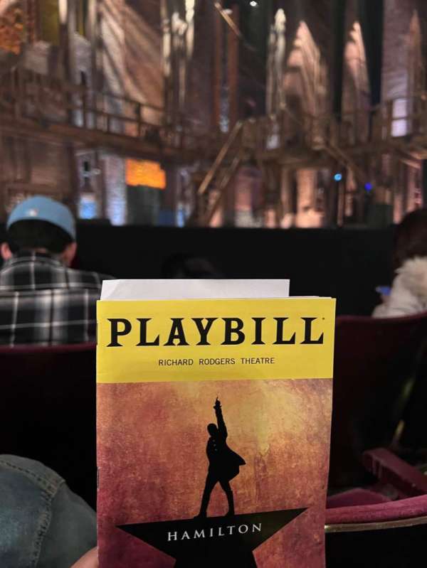 Richard Rodgers Theatre, section: Orchestra L, row: B, seat: 9