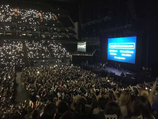 The O2, London, section: 111, row: W, seat: 354