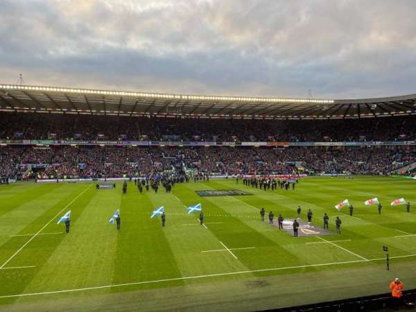 Murrayfield Stadium, section: E14, row: A, seat: 21