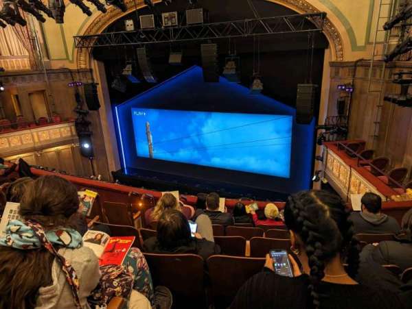 Booth Theatre, section: Mezzanine R, row: F, seat: 10
