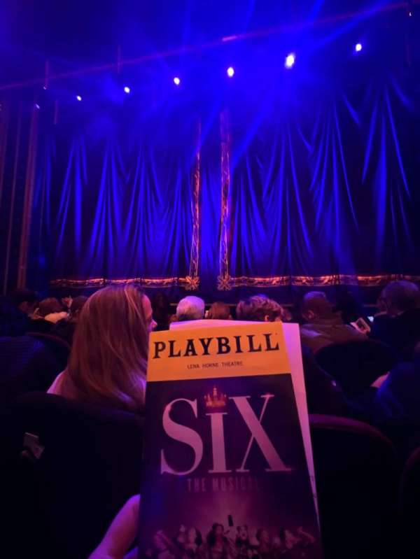 Lena Horne Theatre, section: Orchestra C, row: C, seat: 110