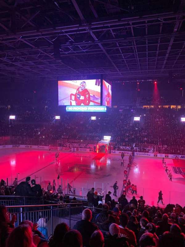 Place Bell, section: 108, row: Y, seat: 18
