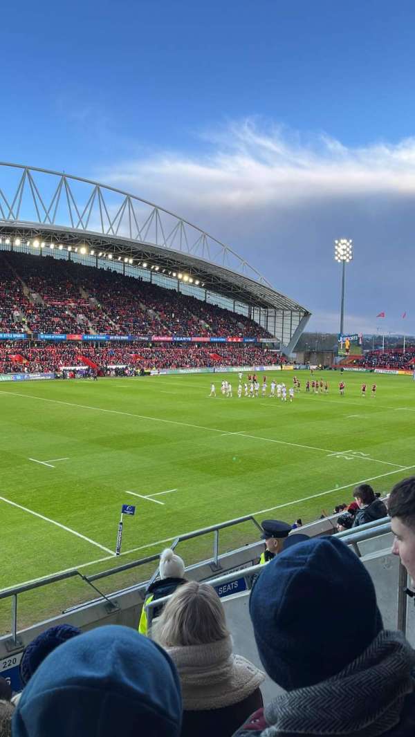 Thomond Park, section: 220, row: F, seat: 223