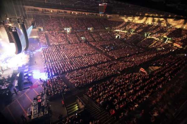 Utilita Arena Sheffield, section: Block A, row: 34, seat: 1&2