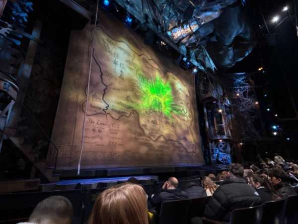 Gershwin Theatre, section: Orchestra L, row: A, seat: 1