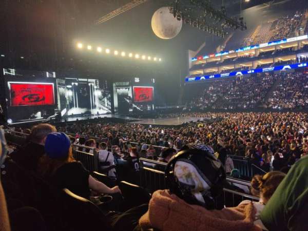 The O2, London, section: 102, row: K, seat: 74