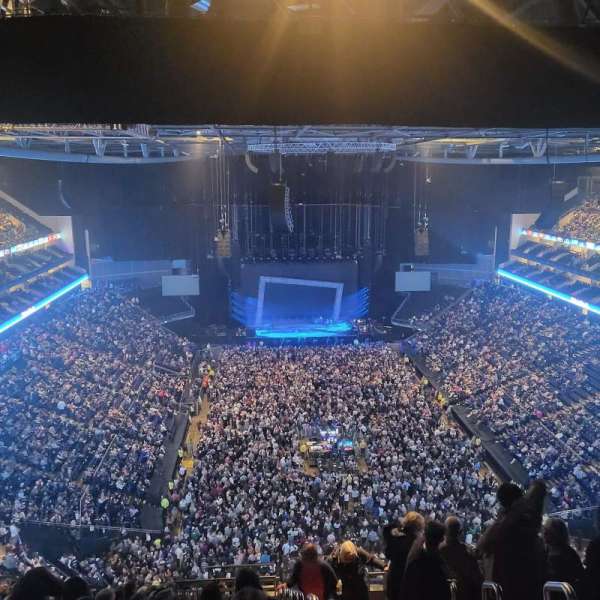 The O2, London, section: 411, row: R, seat: 706