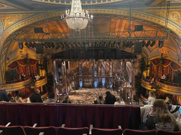 Richard Rodgers Theatre, section: Rear Mezzanine C, row: K, seat: 104