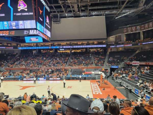 Moody Center, section: 106, row: F, seat: 4