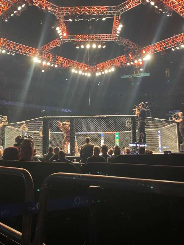 The O2, London, section: FL A3, row: D, seat: 52