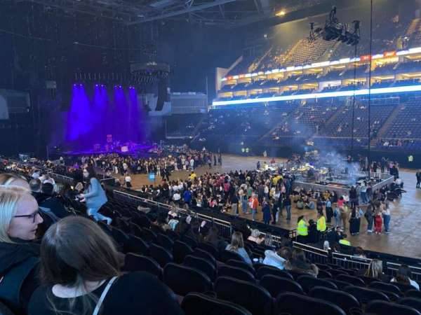 The O2, London, section: 103, row: T, seat: 122