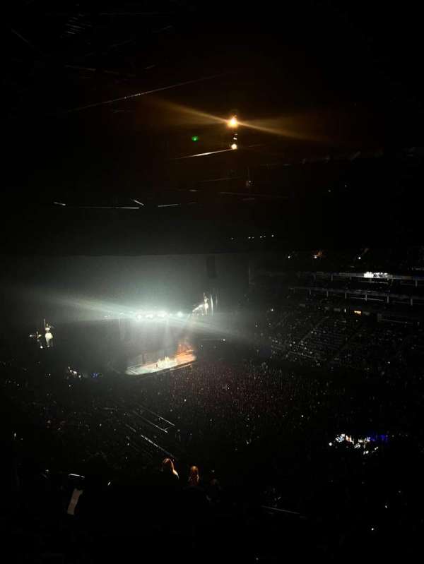 The O2, London, section: 407, row: U, seat: 219