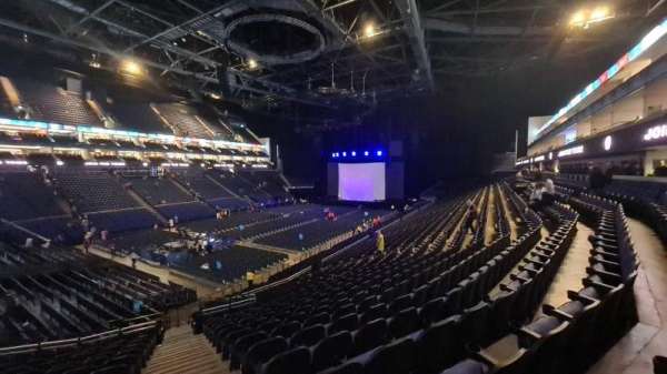 The O2, London, section: 109, row: Y, seat: 270