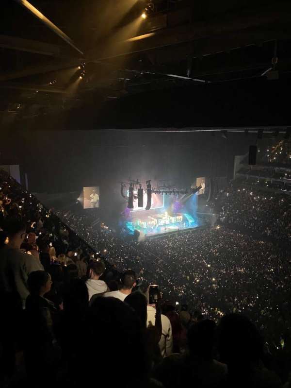The O2, London, section: 407, row: R, seat: 603