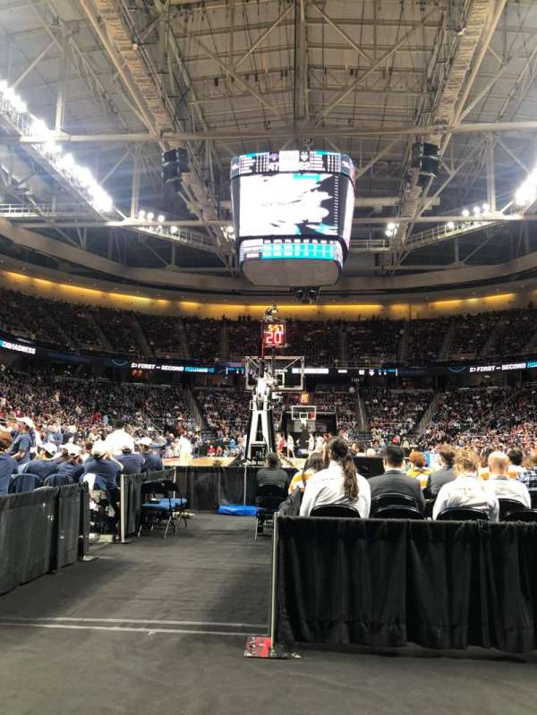 MVP Arena, section: 127, row: AA, seat: 7