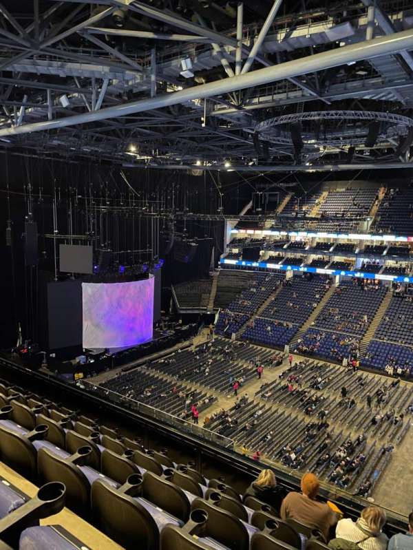 The O2, London, section: 405, row: F, seat: 558