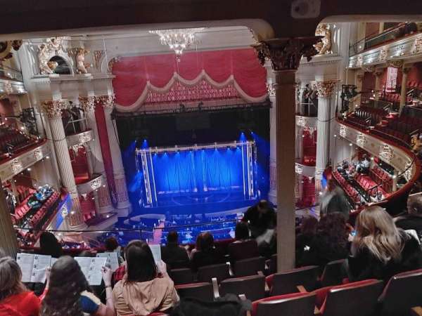 Academy of Music, section: Family Circle E, row: G, seat: 107