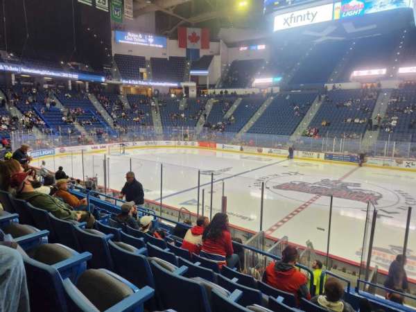 PeoplesBank Arena, section: 103, row: N, seat: 6