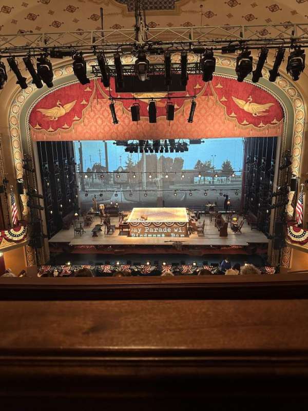 Bernard B. Jacobs Theatre, section: Mezzanine C, row: E, seat: 105