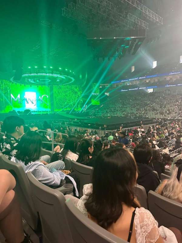 Dickies Arena, section: 122, row: 9, seat: 8