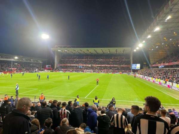 City Ground, section: X1, row: P, seat: 94