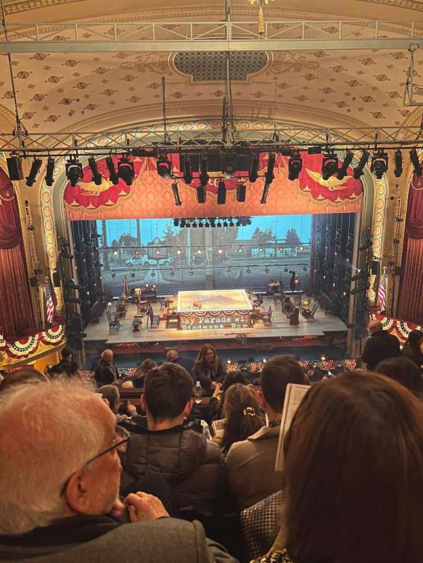 Bernard B. Jacobs Theatre, section: Mezzanine C, row: J, seat: 108