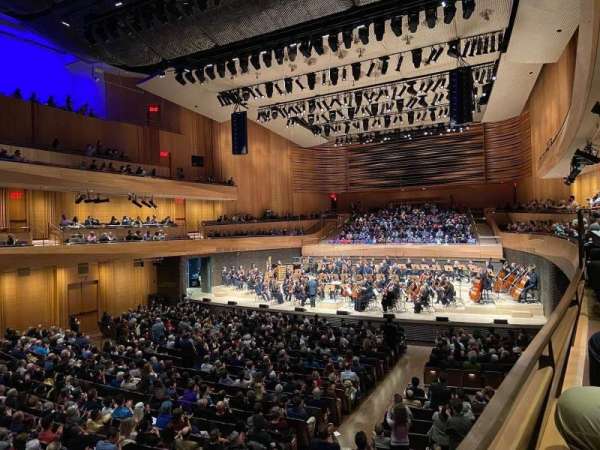 David Geffen Hall, section: First Tier Rear Side R, row: A, seat: 100