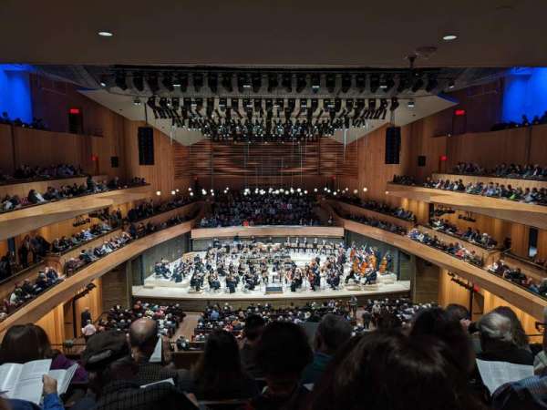 David Geffen Hall, section: Second Tier C, row: EE, seat: 104