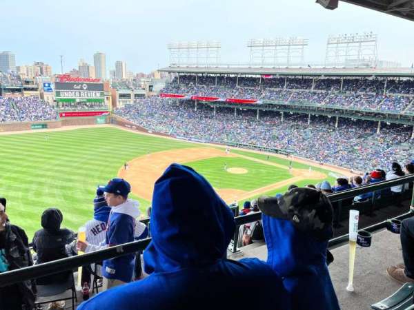 Wrigley Field, section: 407L, row: 2, seat: 8