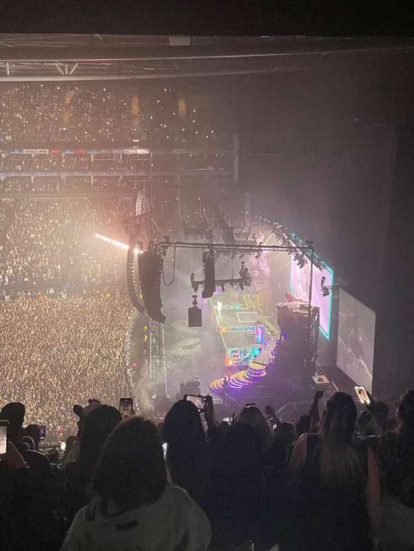 The O2, London, section: 421, row: Q, seat: 959