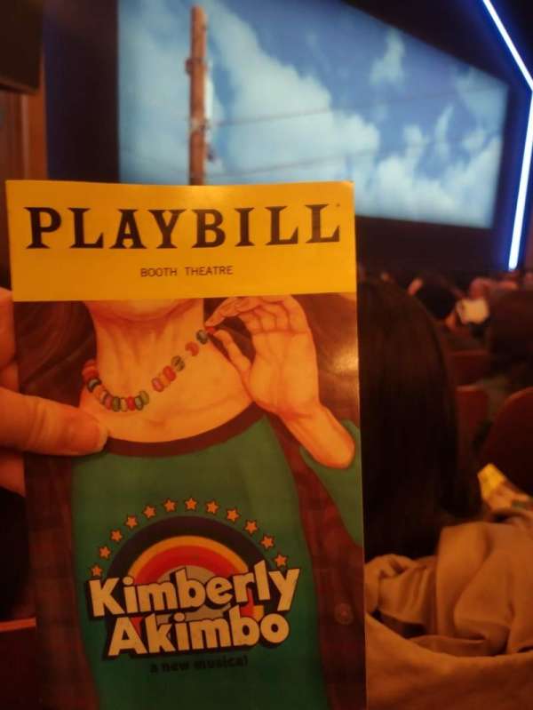 Booth Theatre, section: Orchestra L, row: F, seat: 11