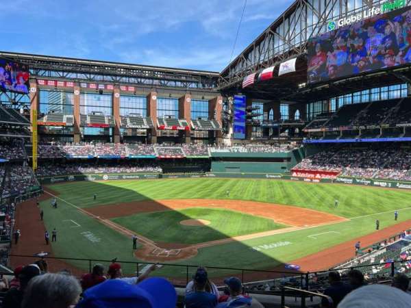 Globe Life Field, section: 115, row: 8, seat: 12