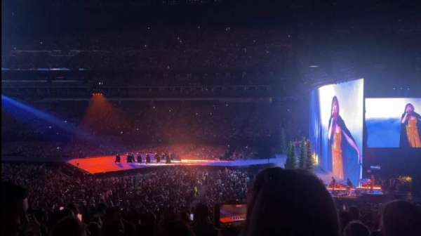 allegiant stadium, section: 129, row: 30, seat: 18