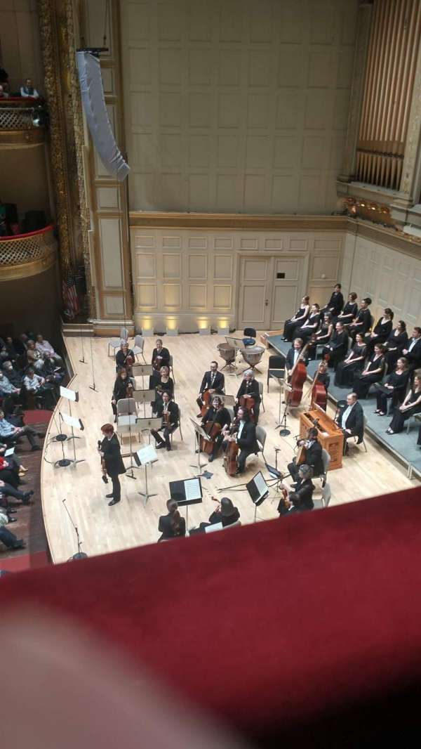 Symphony Hall, Boston, section: 2nd Balcony, row: A, seat: 3