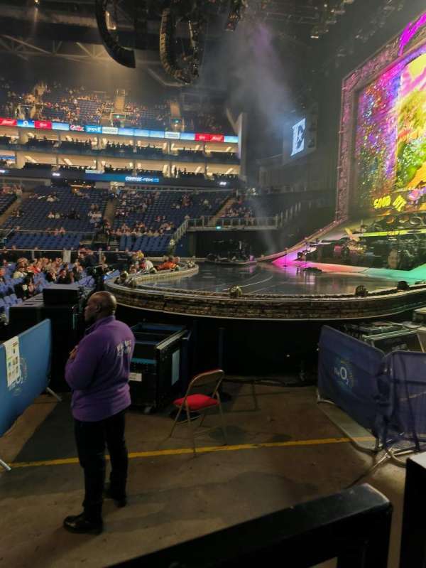 The O2, London, section: 112, row: C, seat: 3884