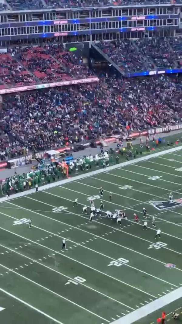 Gillette Stadium, section: 317, row: 2, seat: 5