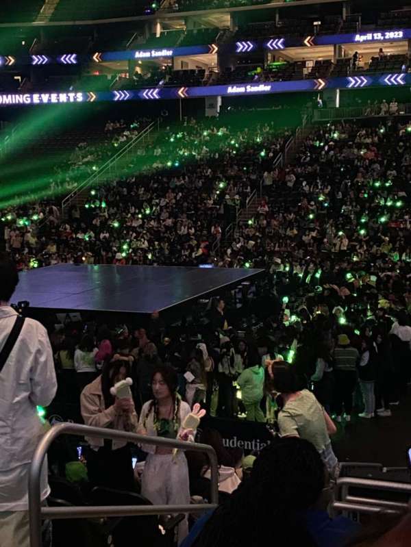 Prudential Center, section: 20, row: 12, seat: 17