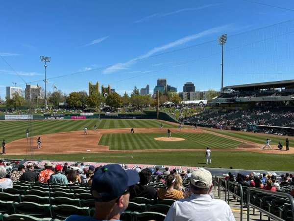 Sutter Health Park, section: 118, row: 26, seat: 1