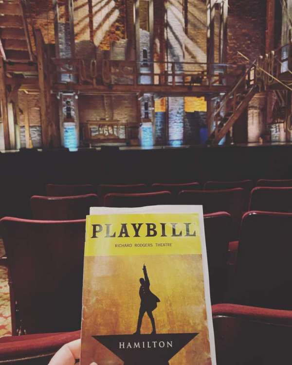 Richard Rodgers Theatre, section: Orchestra C, row: D, seat: 113