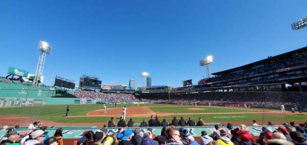 Fenway Park, section: Field Box 65, row: K, seat: 3