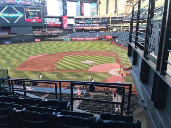 Chase Field, section: 211, row: 9, seat: 1