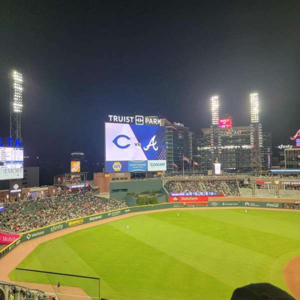 Truist park, section: 335, row: 4, seat: 20