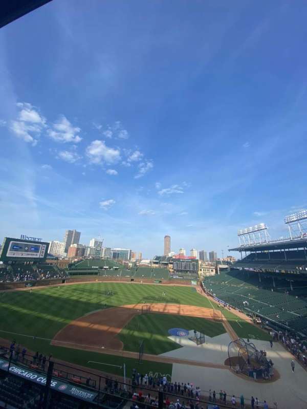 Wrigley Field, section: 312L, row: 4, seat: 8