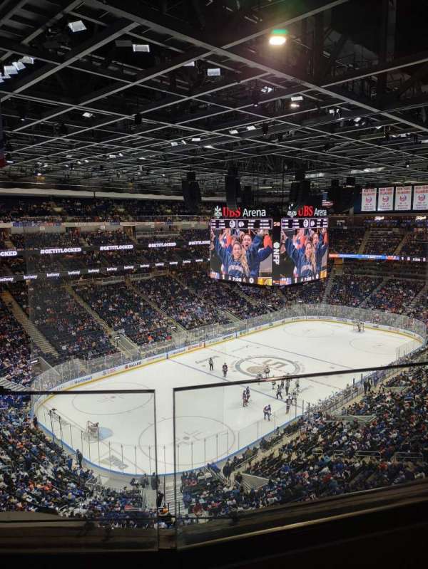 ubs arena, section: 310, row: 1, seat: 9