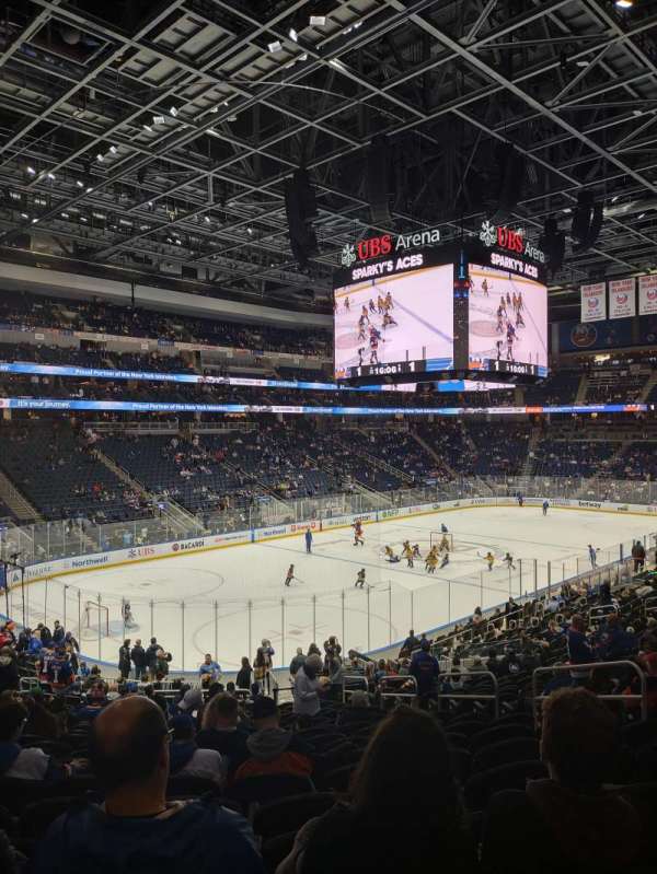 ubs arena, section: 107, row: 25, seat: 12