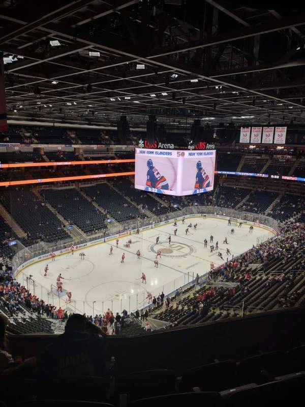 ubs arena, section: 310, row: 4, seat: 8