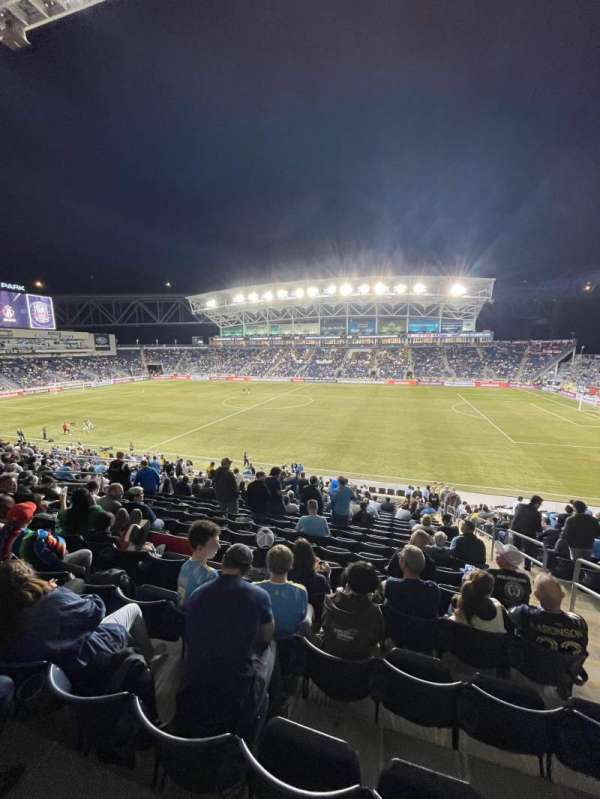 Subaru Park, section: 105, row: Y, seat: 3