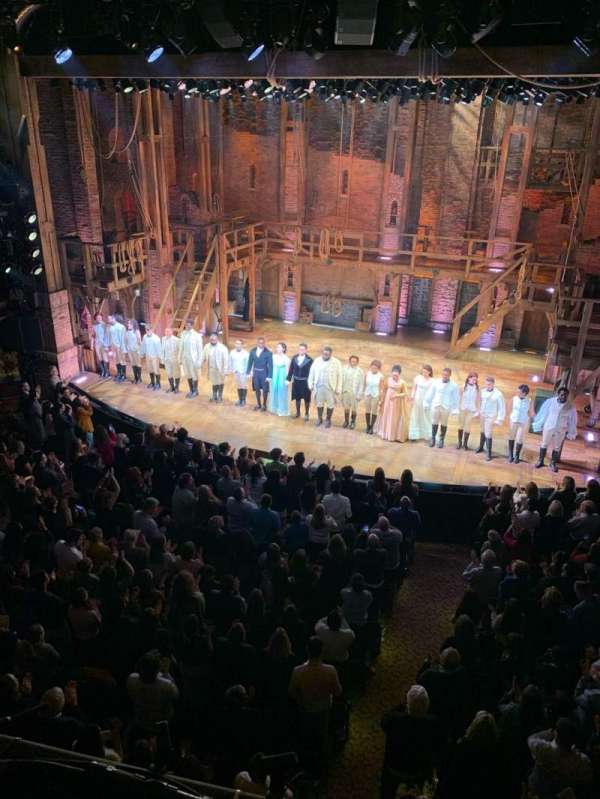 Richard Rodgers Theatre, section: Front Mezzanine R, row: A, seat: 2