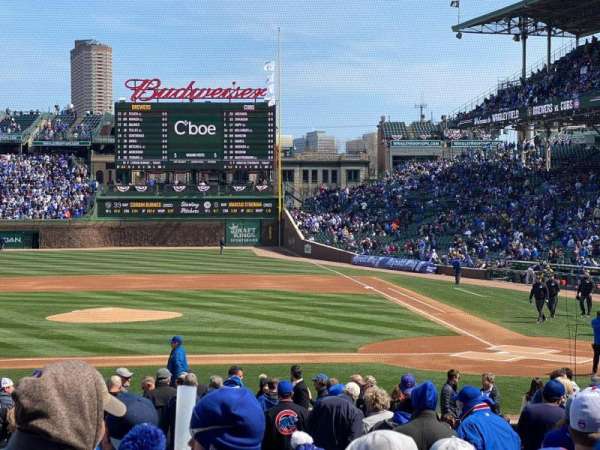 Wrigley Field, section: 113, row: 7, seat: 8
