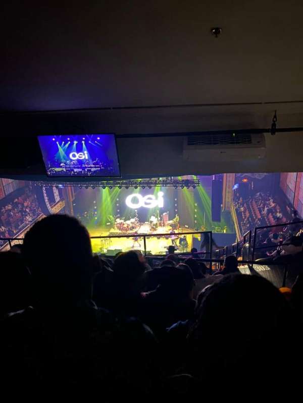 The Tabernacle, section: 401, row: F, seat: 3